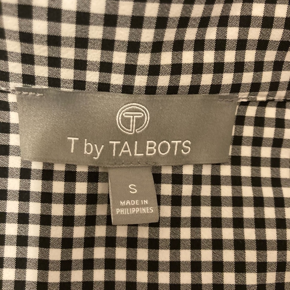 Talbots Black and White Houndstooth Jacket and Skirt Set - Picture 5 of 10